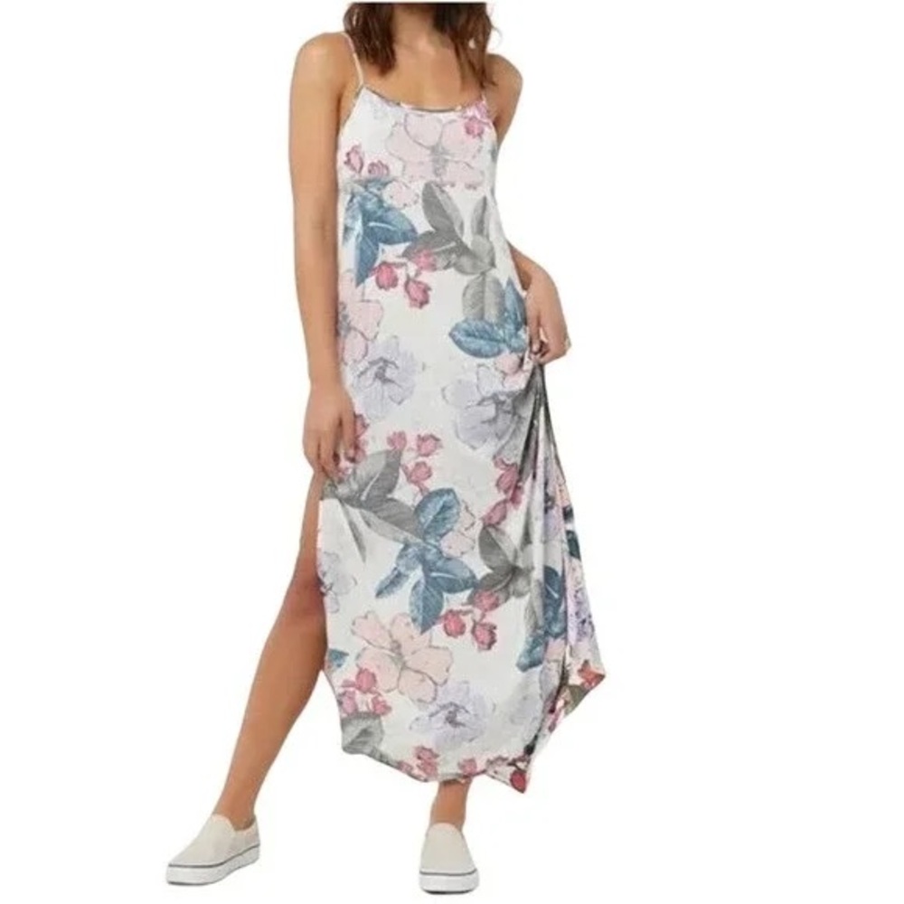 Juniors' Koinne Floral-Print Maxi Dress